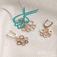 خرید نیم ست زنانه نگین دار مارک دریم رنگ ثابت ضد حساسیت کیفیت عالی کد 1715223 - ردگل