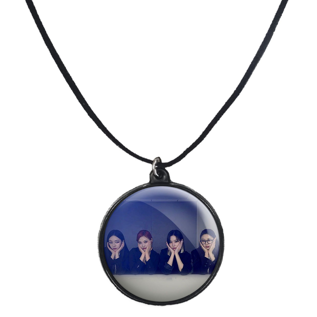 گردنبند پرمانه طرح aespa کد pmb.18698 مدل دو طرفه