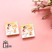 شکلات پذیرایی طرح جشن دندونی سفارشی با کاور اختصاصی بسته 18 تایی 