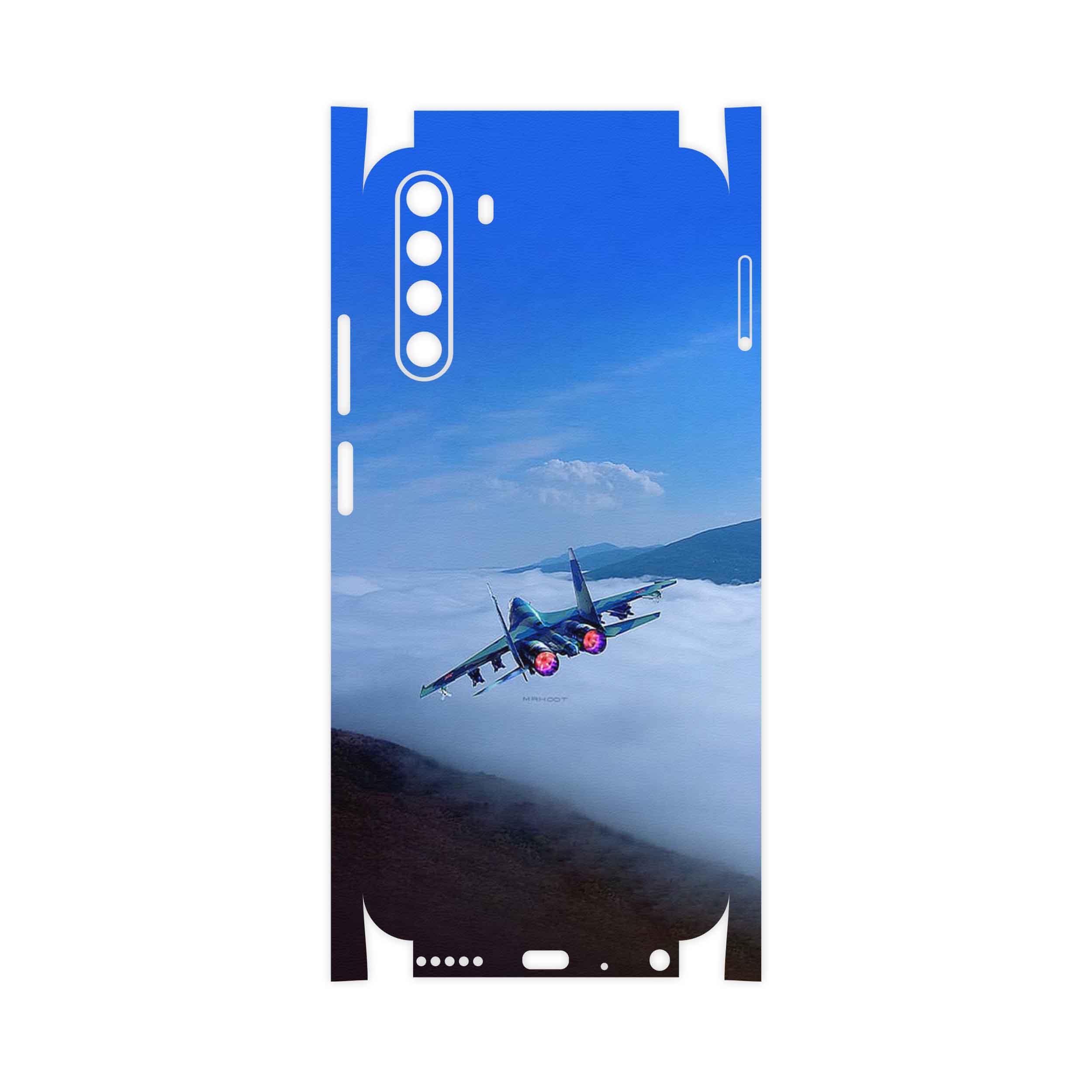 برچسب پوششی ماهوت مدل Fighter plane Su27-FullSkin مناسب برای گوشی موبایل جی پلاس X10