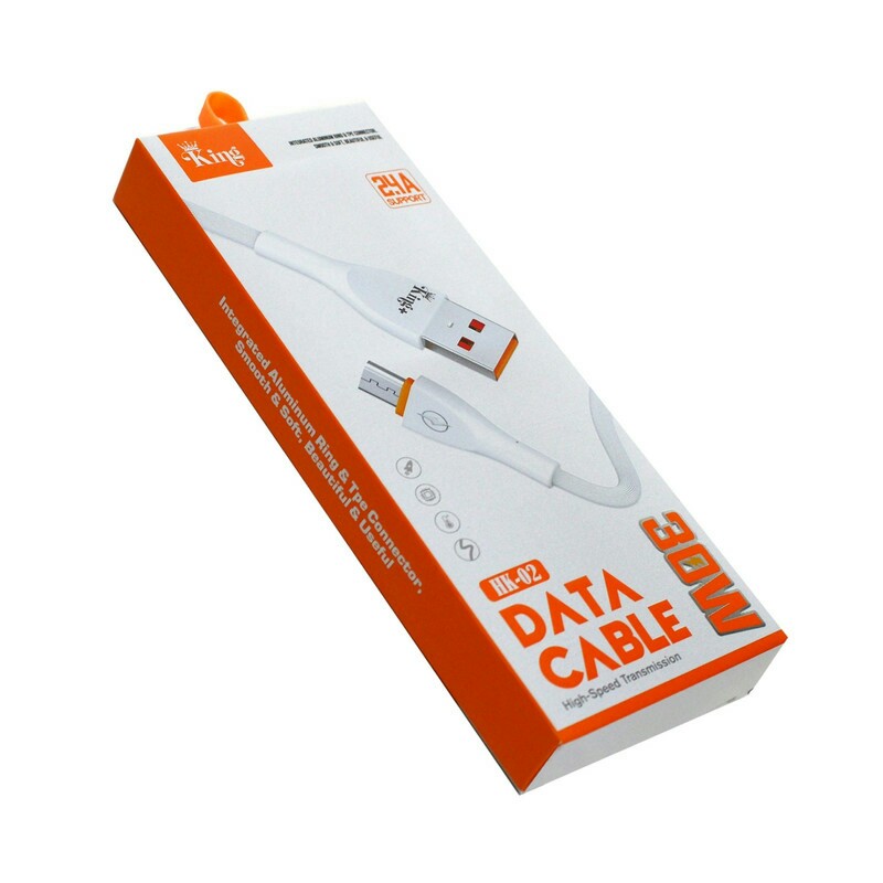 کابل شارژر  میکرو کینگ پلاس فست شارژ