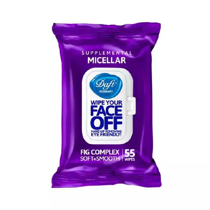 دستمال مرطوب دافی مدل MICELLAR بسته 55 عدد