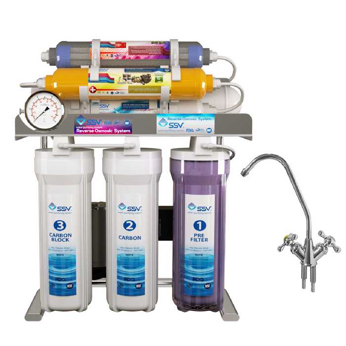 دستگاه تصفیه آب اس اس وی مدل MaxSpring 2W X900 به همراه شیر دوکاره