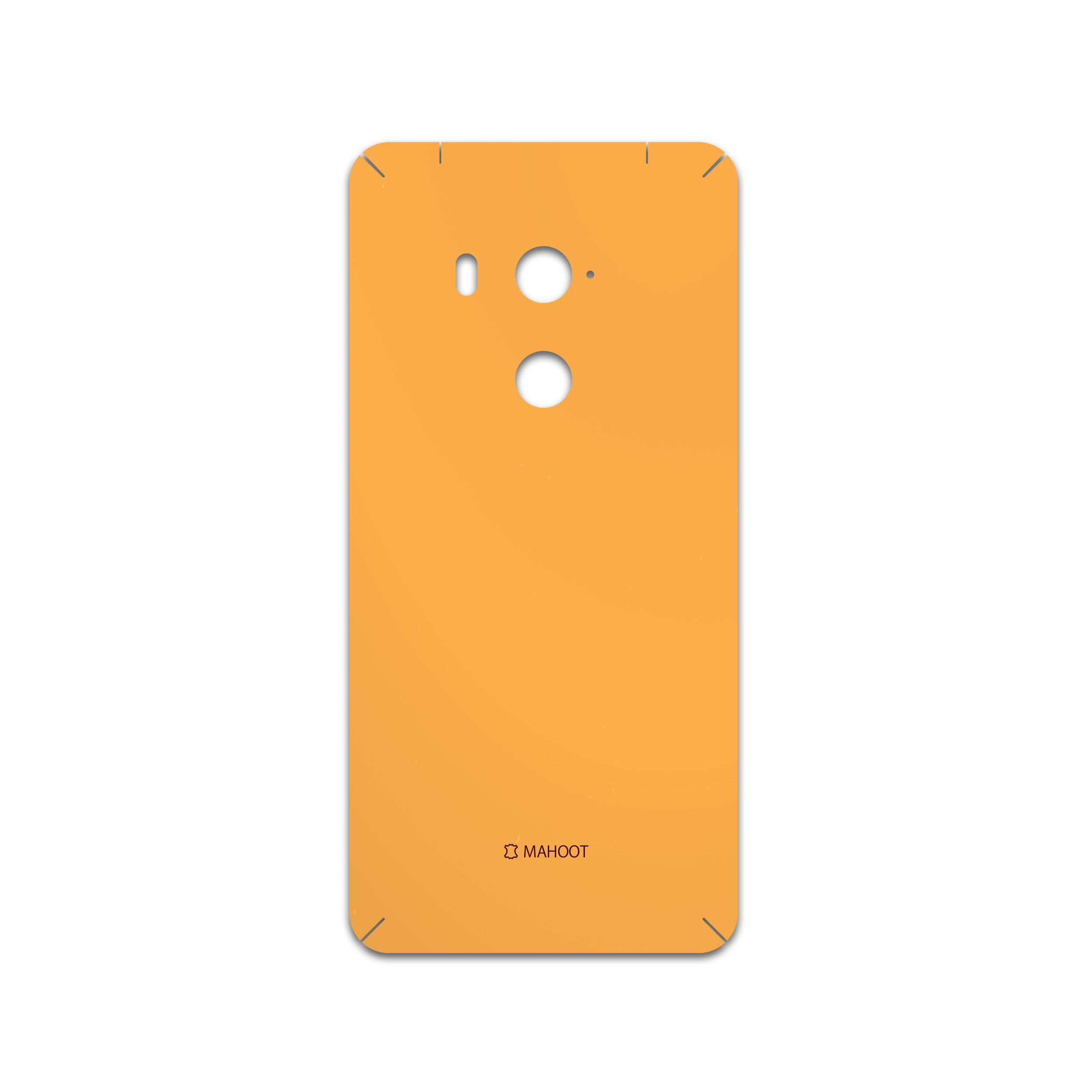 برچسب پوششی ماهوت مدل Matte-Orange مناسب برای گوشی موبایل اچ تی سی U11 Eyes