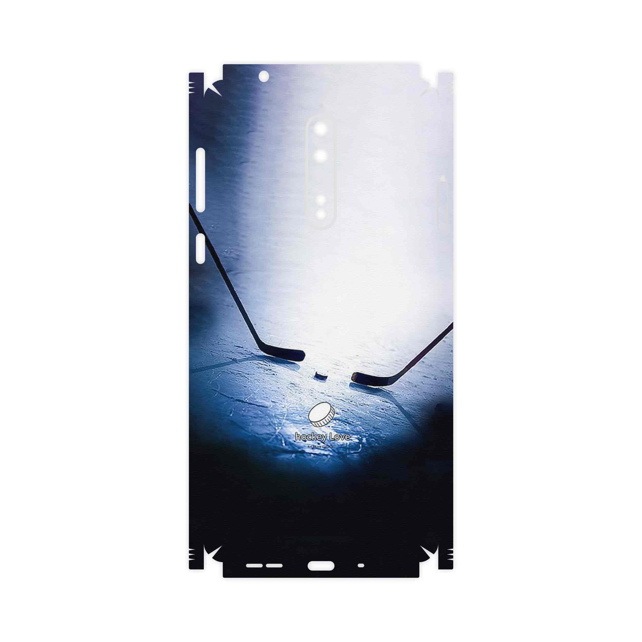 برچسب پوششی ماهوت مدل Ice hockey-FullSkin مناسب برای گوشی موبایل نوکیا 8