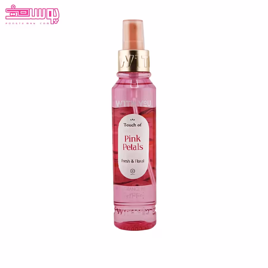 بادی اسپلش ویت یو مدل Pink Petal حجم 150ml