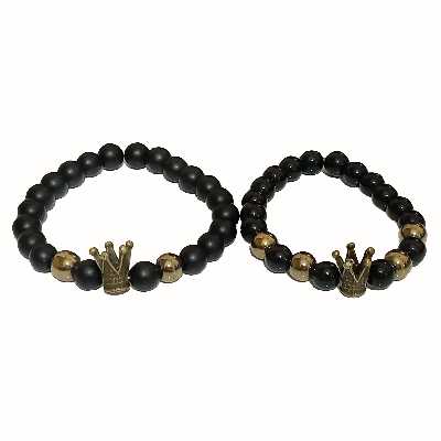 دستبند مدل King مجموعه 2 عددی