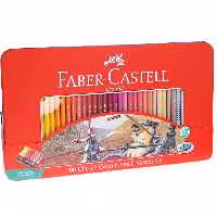 مداد رنگی 100 رنگ جعبه فلزی کلاسیک فابر کاستل FABERCASTELL