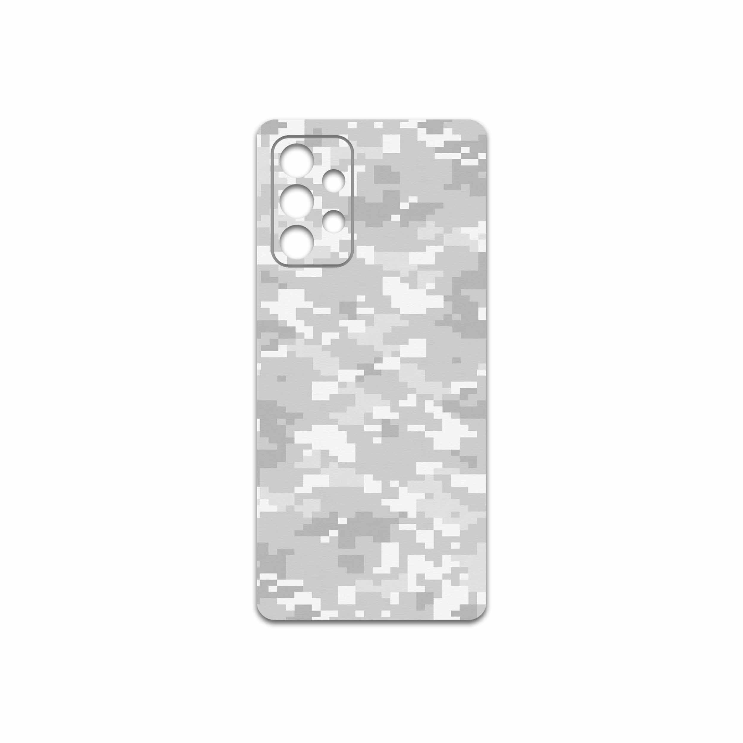 برچسب پوششی ماهوت مدل Army-Snow-Pixel مناسب برای گوشی موبایل سامسونگ Galaxy A52s 5G