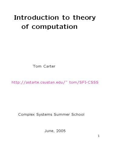خرید و دانلود نسخه کامل کتاب Introduction to Theory of Computation