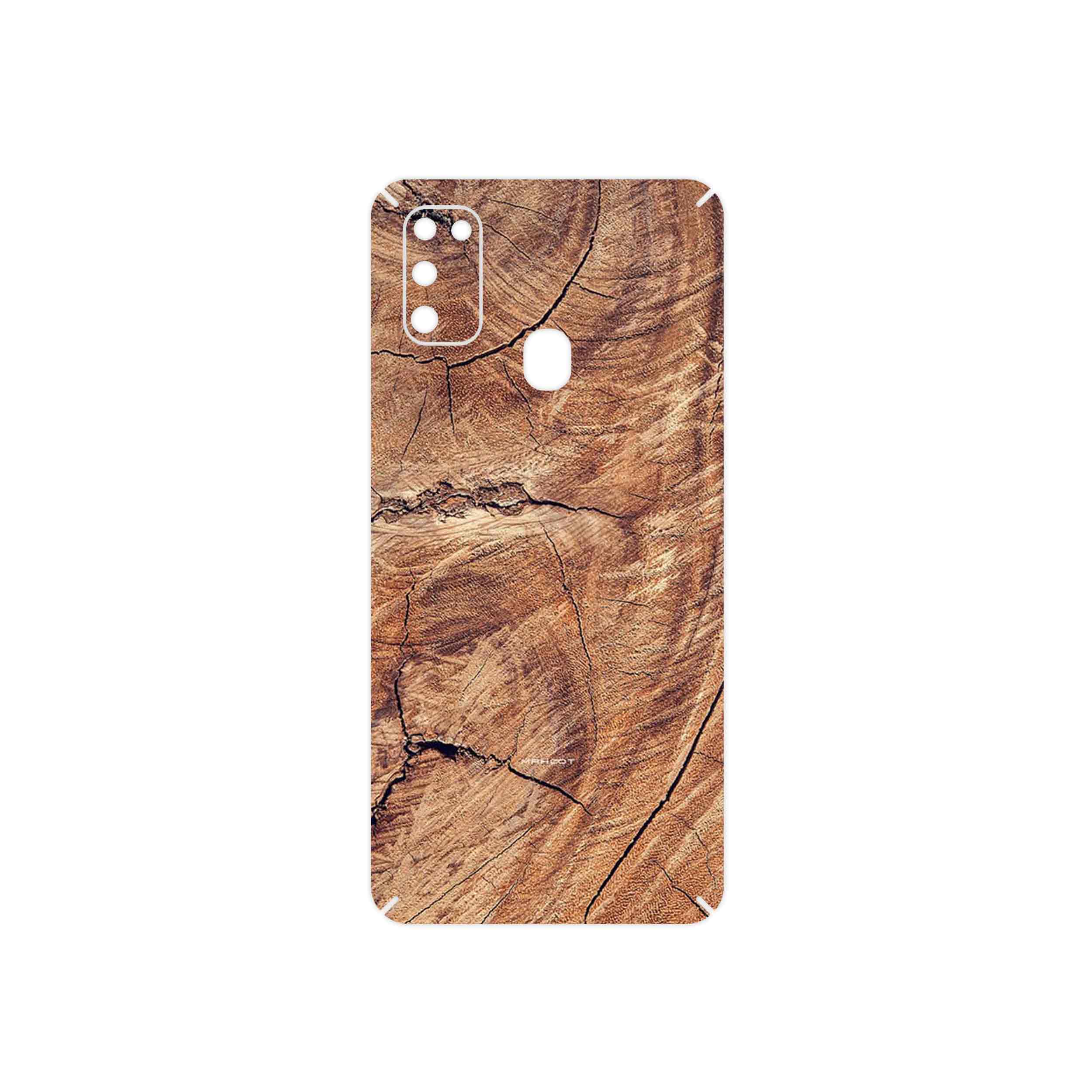 برچسب پوششی ماهوت مدل Wood Texture 5 مناسب برای گوشی موبایل سامسونگ Galaxy M21