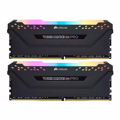 رم کرسیر سری Vengeance pro RGB با ظرفیت 16 گیگابایت و فرکانس 3200 مگاهرتز(آکبند-گارانتی اصلی)