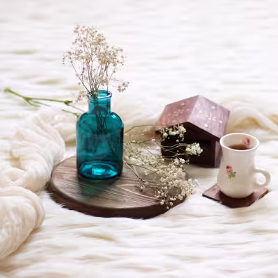 گلدان دکوری مدل SD23 مجموعه 2 عددی