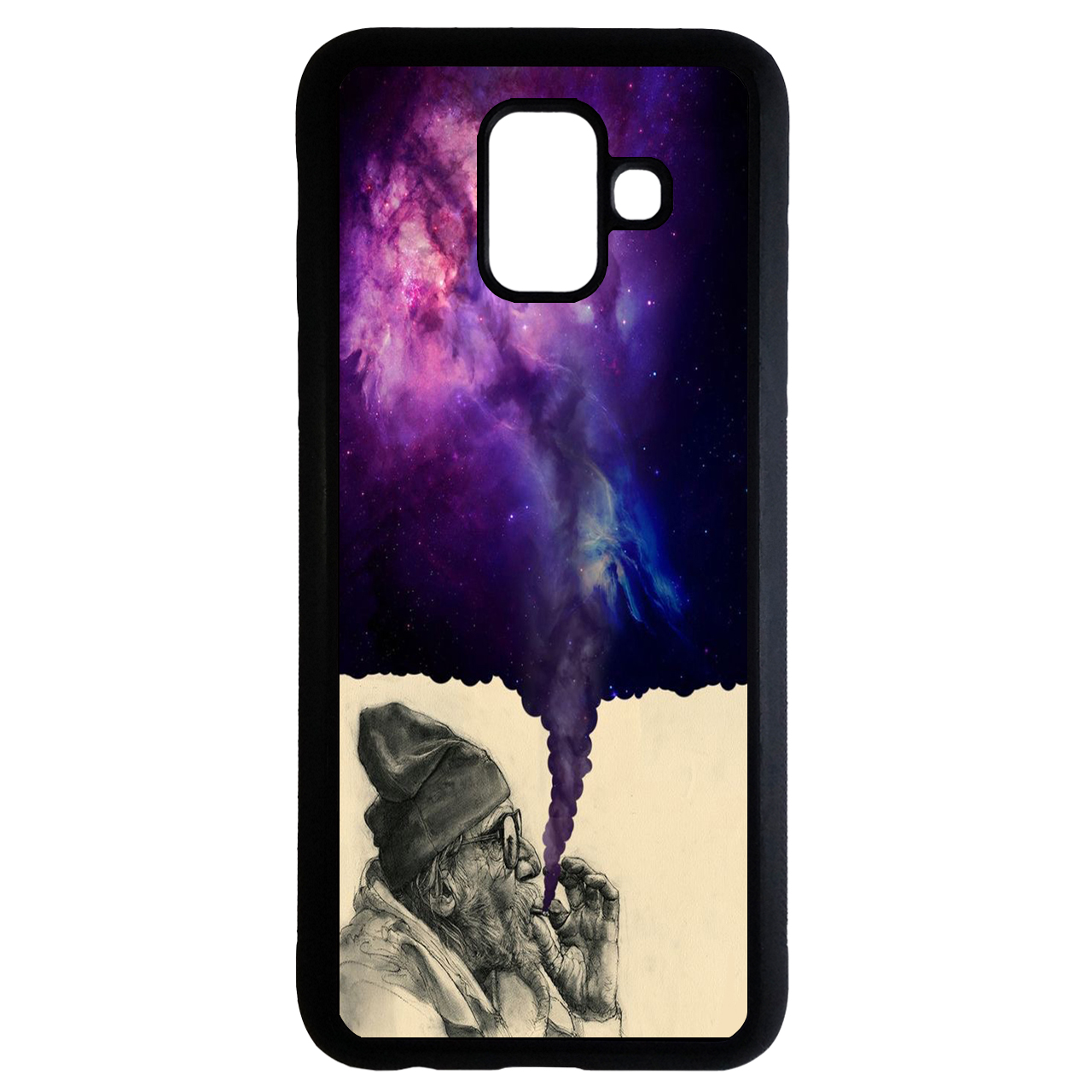 کاور طرح پیرمرد کد 9495 مناسب برای گوشی موبایل سامسونگ Galaxy a8 plus 2018