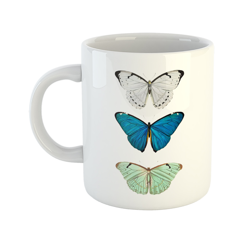 ماگ طرح پروانه مدل B5