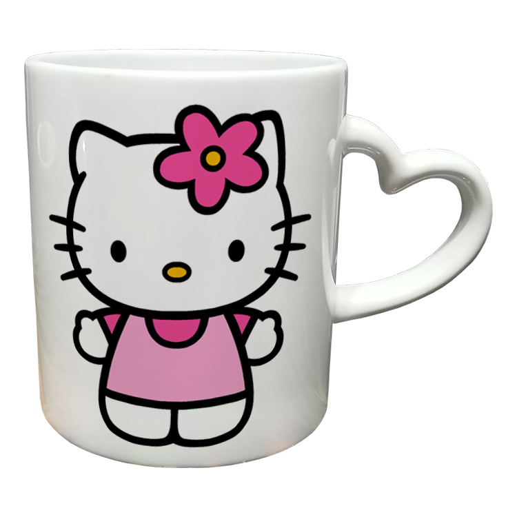 ماگ مدل دسته قلبی طرح کیتی کد 82