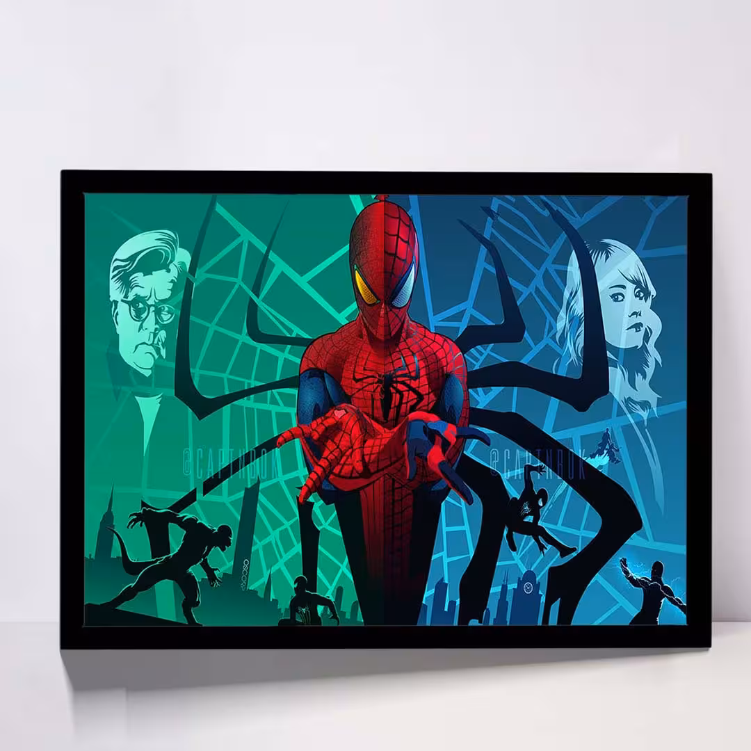 تابلو مدل spider man کد F-17021