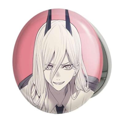 آینه جیبی خندالو طرح پاور انیمه مرد اره ای Chainsaw Man مدل تاشو کد 23208