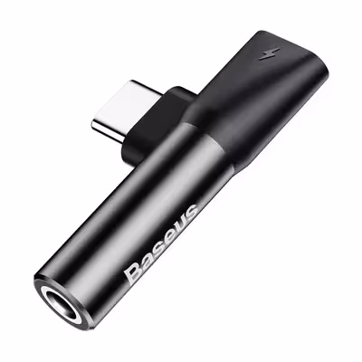 مبدل USB-C به USB-C/AUX باسئوس مدل CATL41