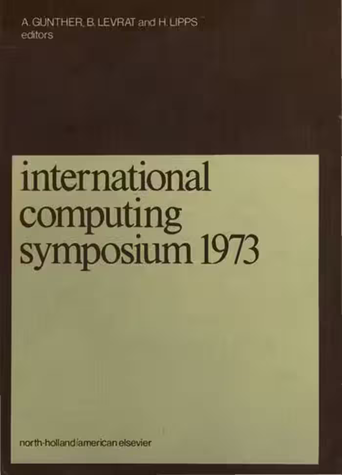 خرید و دانلود نسخه کامل کتاب International Computing Symposium 1973