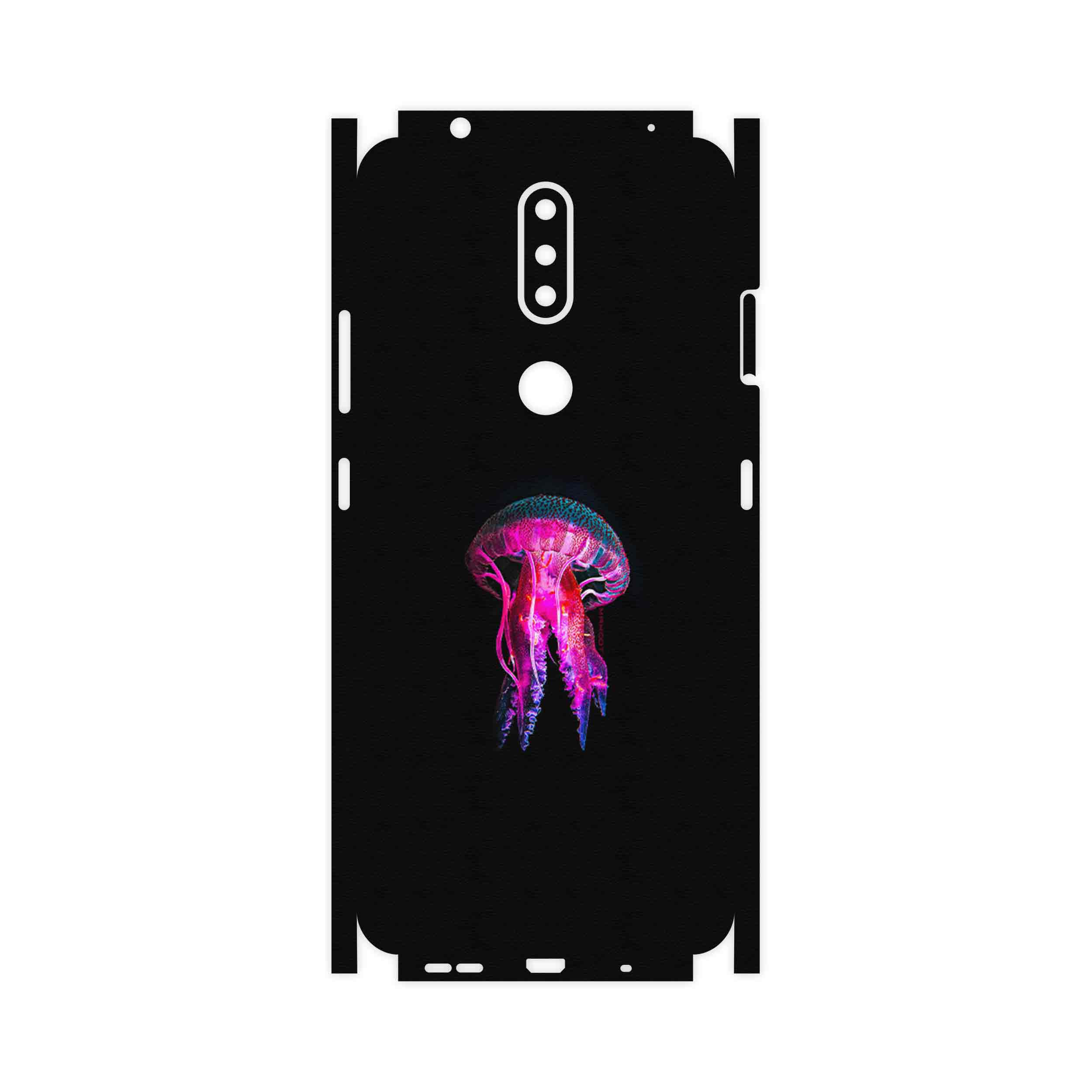 برچسب پوششی ماهوت مدل jellyfish-FullSkin مناسب برای گوشی موبایل نوکیا 2.4