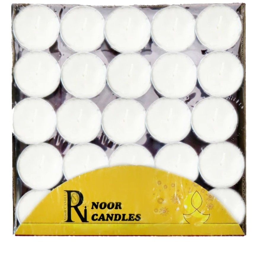 شمع وارمر سفید بسته 50عددی 4ساعت سوز به همراه ارسال رایگان 