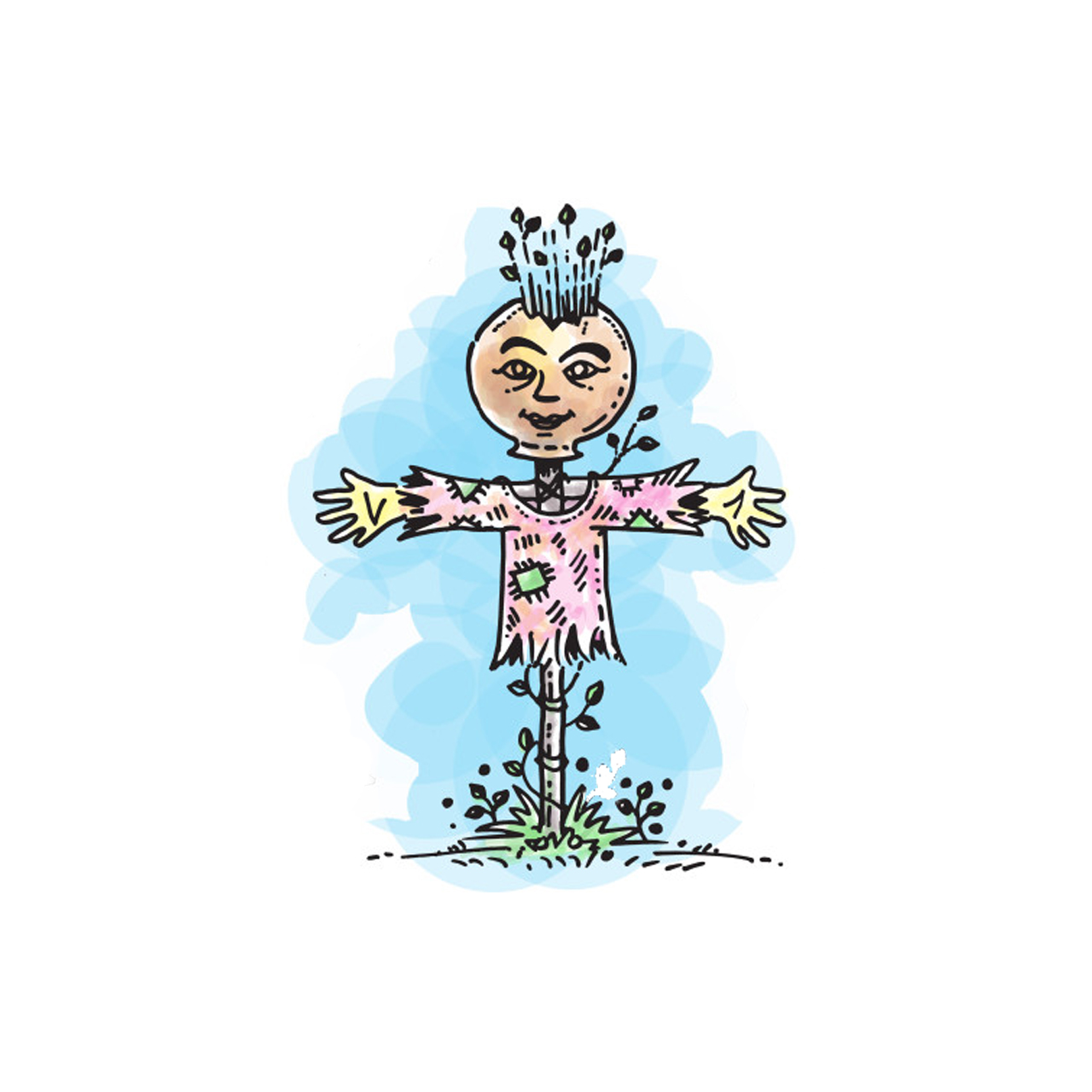 استیکر تزئینی موبایل مدل مترسک کد 968