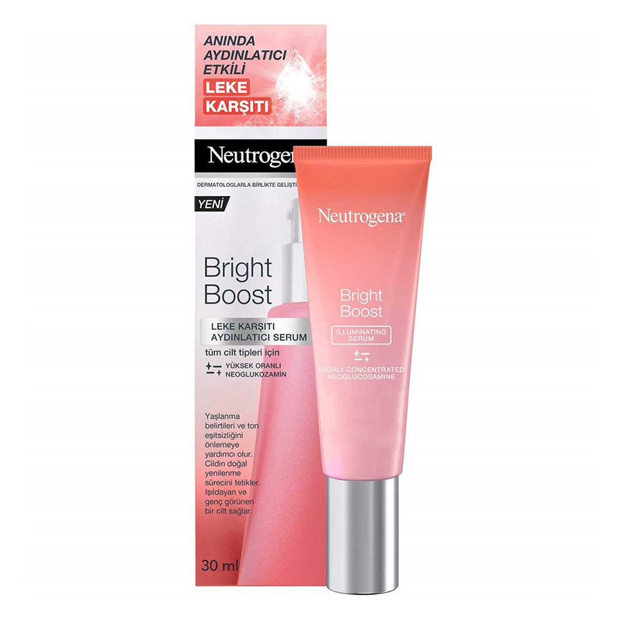 سرم ضد لک و روشن کننده پوست برایت بوست نوتروژینا{ Bright Boost} 30ml