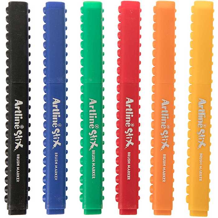 ماژیک رنگ آمیزی 6 رنگ آرت لاین سری استیکس کد ETX-F