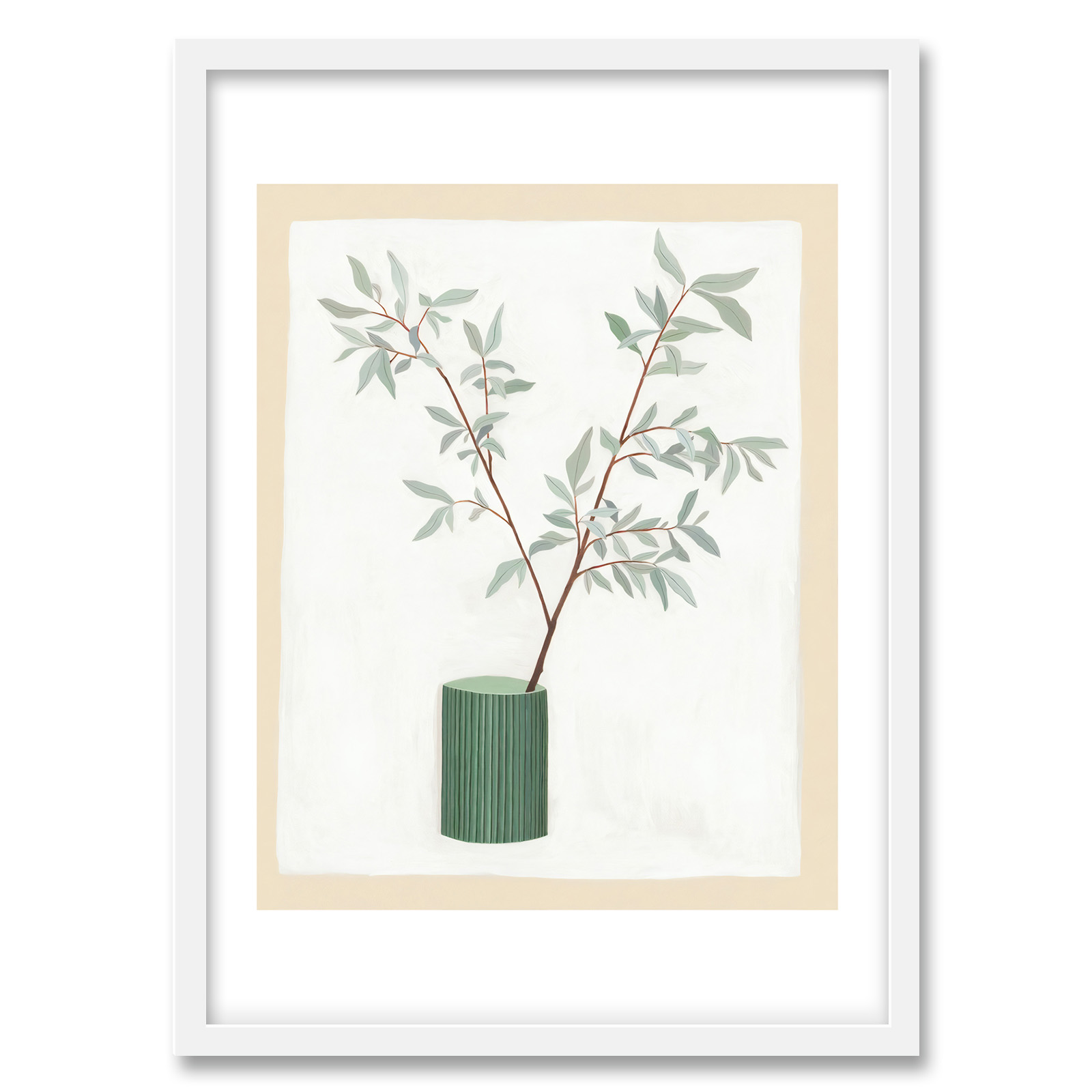 تابلو فورنیمو مدل گلدان بوتانیکال مدرن کد 039W