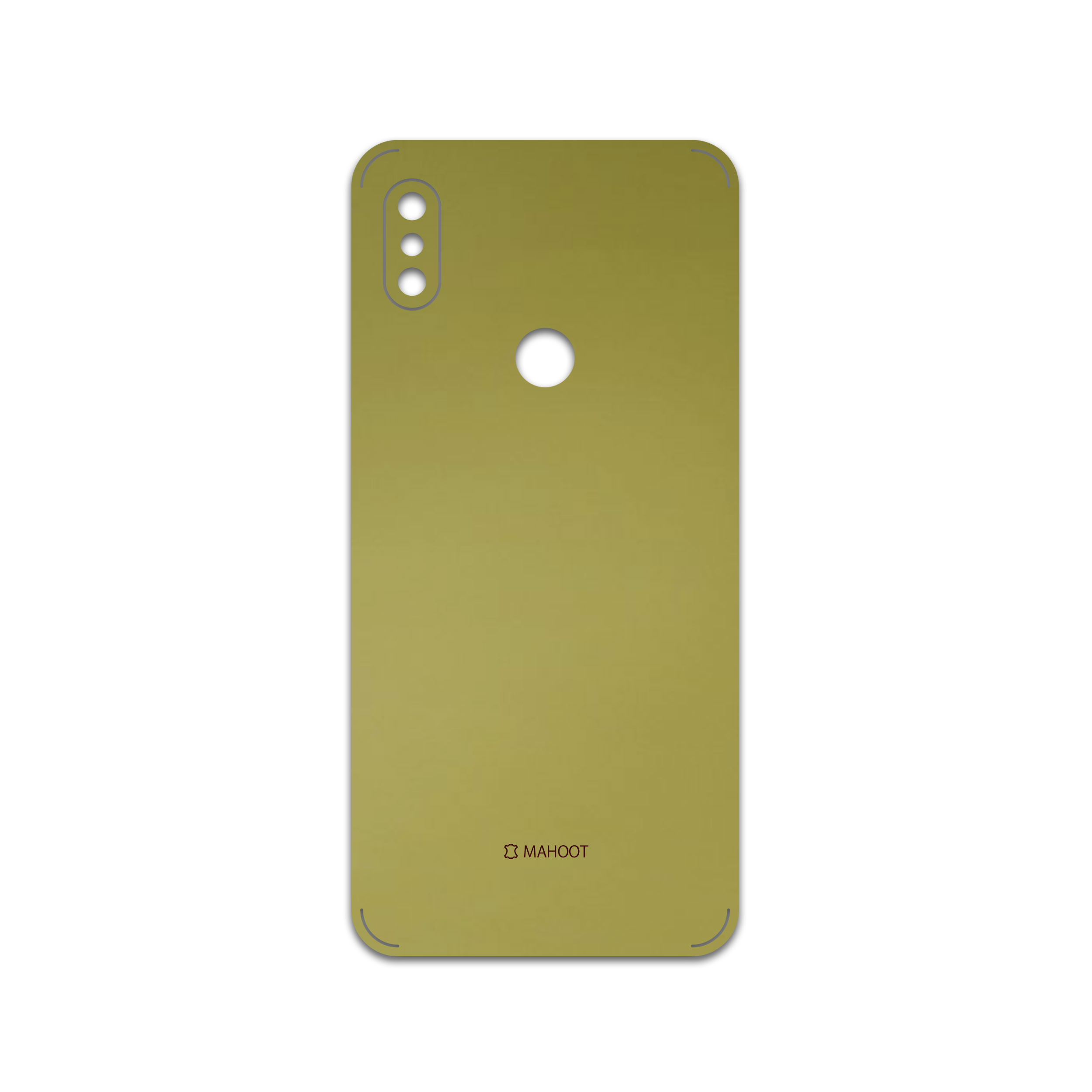 برچسب پوششی ماهوت مدل Matte-Gold مناسب برای گوشی موبایل شیائومی Redmi S2