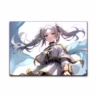 تابلو شاسی گوفی مدل فریرن کیوت و زیبا انیمه ژاپنی طرح Frieren Anime Girl Cute کد WHT47 | دنیای قاب