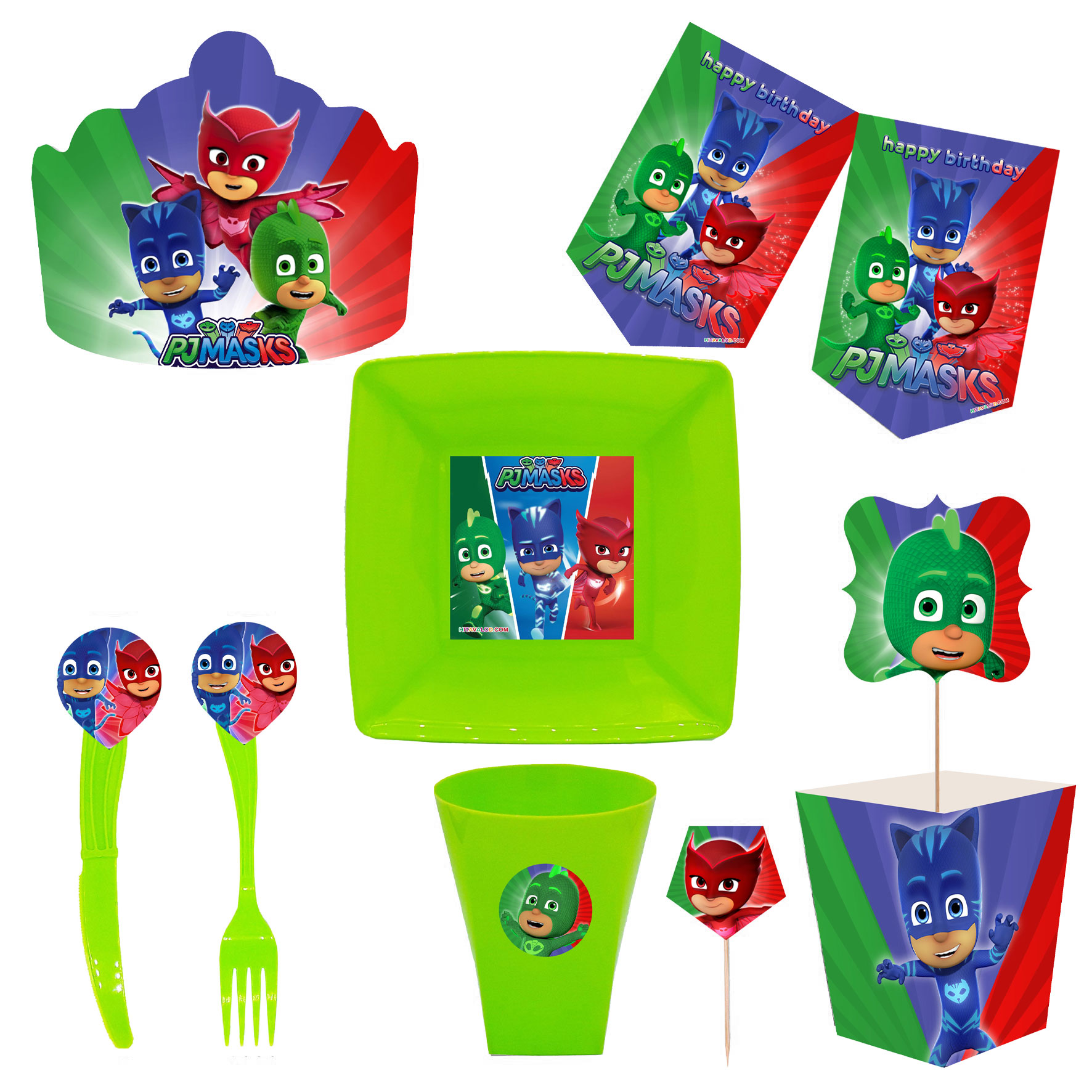 مجموعه 72 عددی تم تولد طرح پی جی ماسک