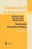 خرید و دانلود نسخه کامل کتاب Harmonic Function Theory