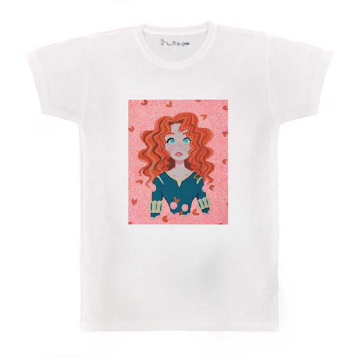 تی شرت بچگانه پرمانه طرح انیمیشن دلیر کد pmt.3857