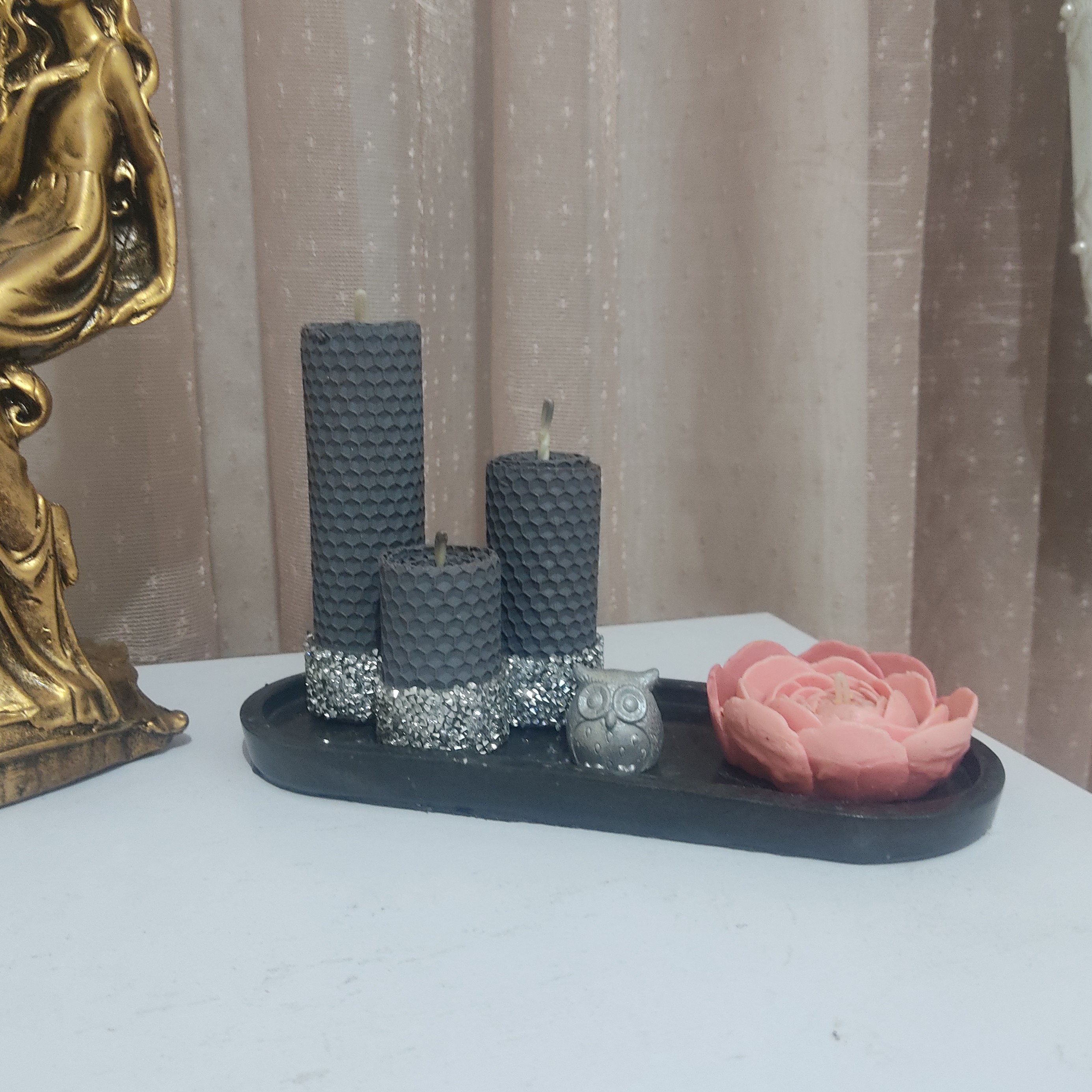 ست بتنی و شمع