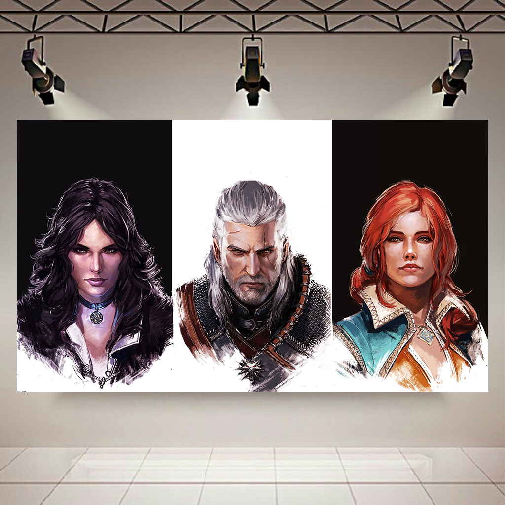 تابلو بوم طرح Game مدل Witcher کد AR7090