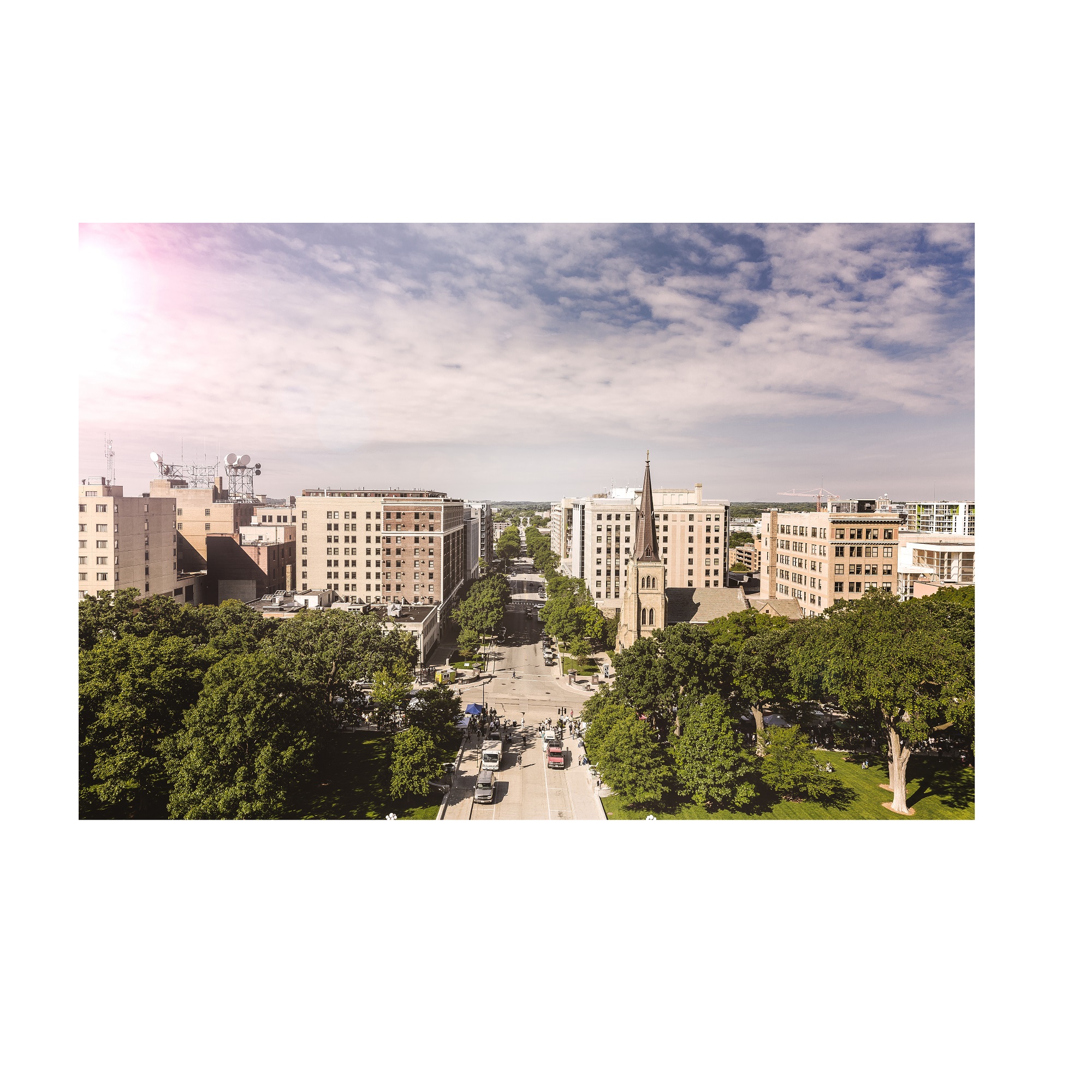 تابلو شاسی جوان مدل منظره شهری