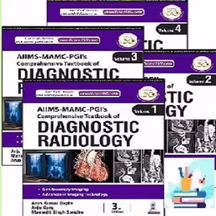 AIIMS-MAMC-PGI's Comprehensive Textbook of Diagnostic Radiology Converted PDF price 2€ - کتاب پزشکی بهار