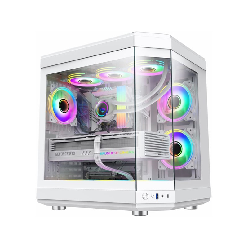 کیس گیم مکس مدل HYPE White