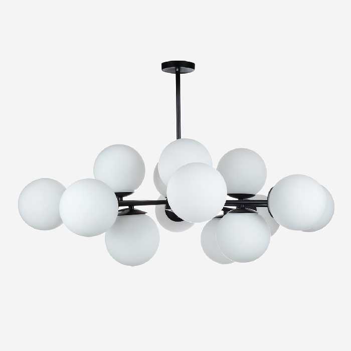  لوستر 16 شعله چشمه نور کد A1259/16-WT