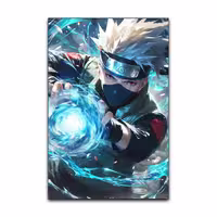 تابلو شاسی گوفی طرح انیمه ناروتو مدل کاکاشی کد Naruto Kakashi BLU25 | دنیای قاب