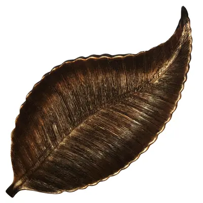 ظرف سرو لیلپار طرح برگ مدل DKH-B014 B