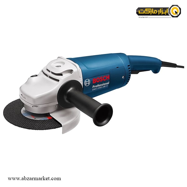 سنگ فرز بوش فرز آهنگری 2200 وات مدل GWS 2200-180H