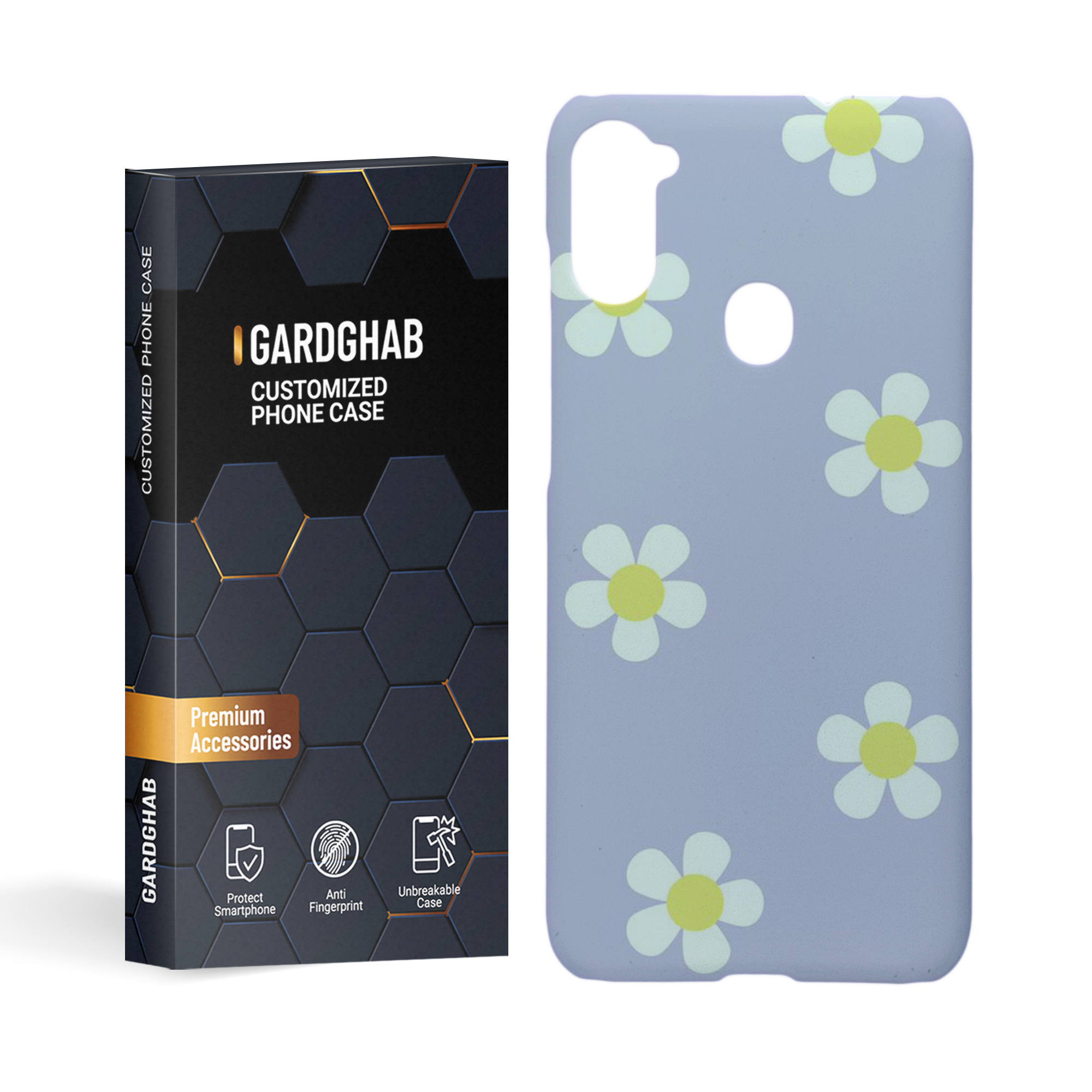    کاور گارد قاب مدل گل مناسب برای گوشی موبایل سامسونگ galaxy a11