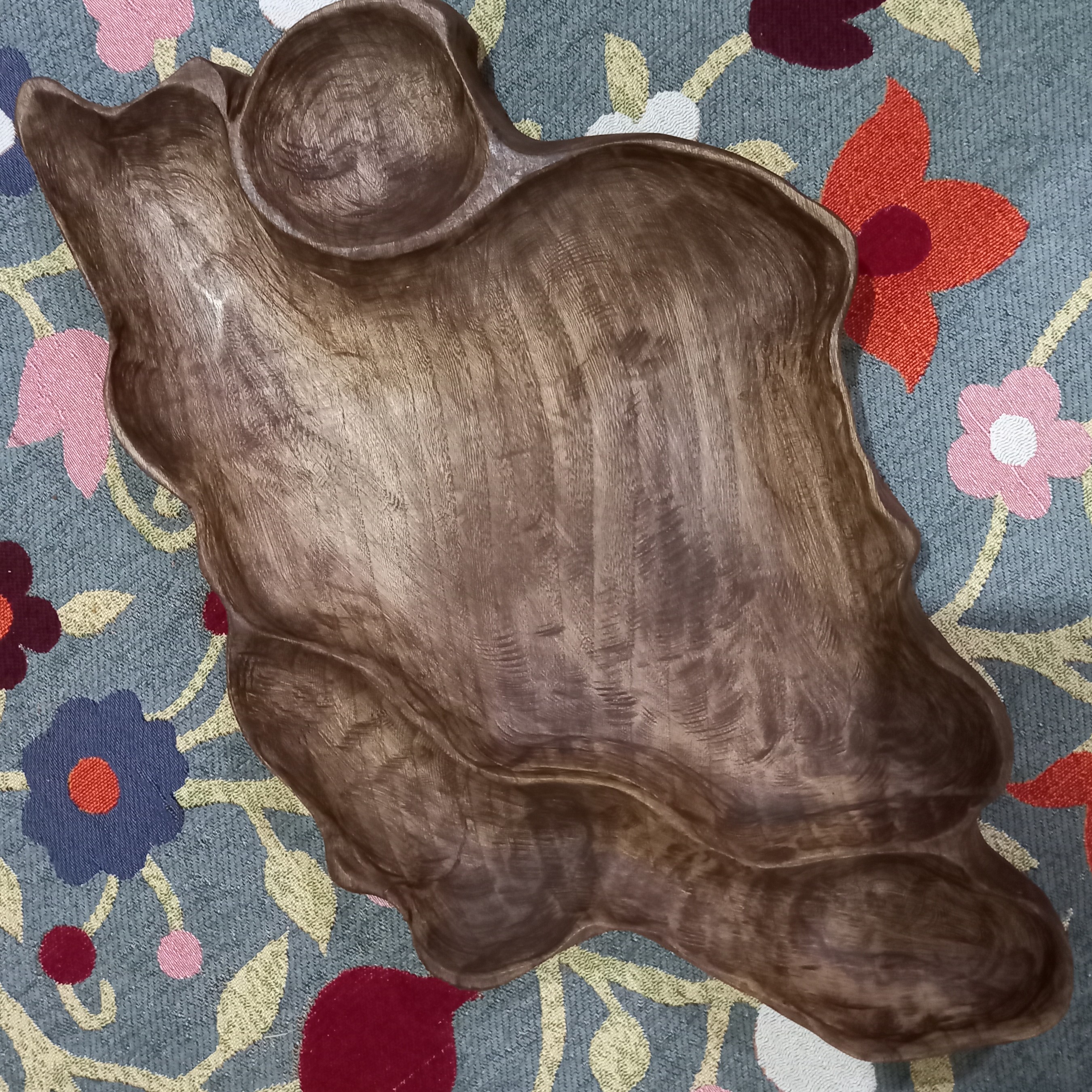 آجیل خوری و اردو خوری چوب طبیعی کاملا یه تیکه بسیار خاص و تک