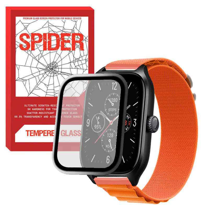 بند اسپایدر مدل LOOP ALPINE مناسب برای ساعت هوشمند آمیزفیت GTS  به همراه محافظ صفحه نمایش