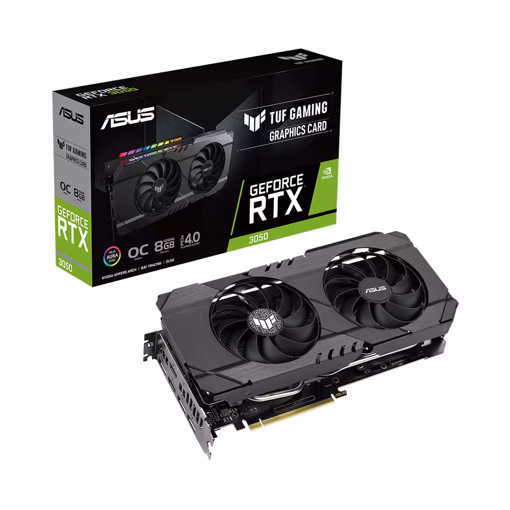 کارت گرافیک ایسوس ASUS Geforce RTX 3050 OC Edition 8GB
