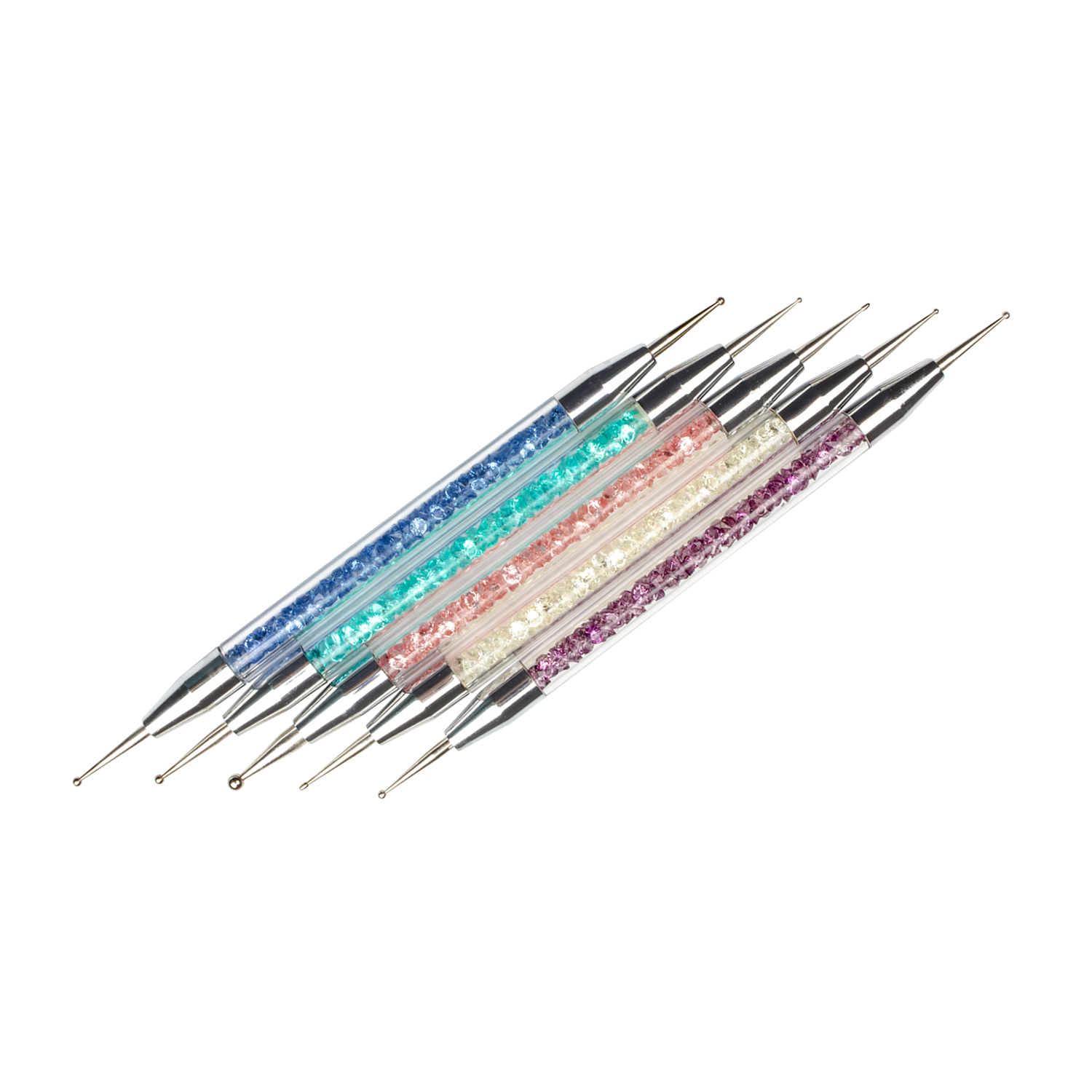 قلم طراحی ناخن مدل NDT02 مجموعه 5 عددی