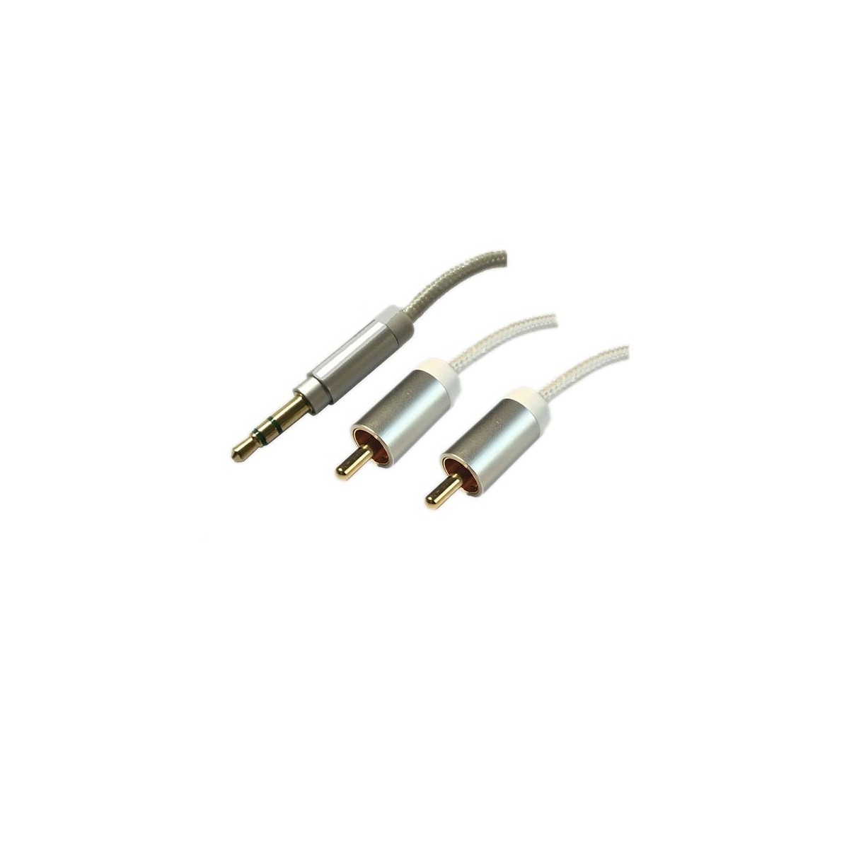 کابل تبدیل 1 به 2 جک 35 میلی متری به RCA فرانت مدل FRN-S1-2-630 طول 1 متر